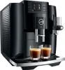 A black Jura coffee machine with two glasses of espresso in front of it. Anteprima dell’immagine prodotto