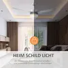 Ventilateur de plafond HOMCOM avec éclairage réversible, Voir les images du produit 9