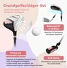 COSTWAY 4-dielna detská sada golfových palíc, pravoruká Náhľad obrázku produktu 5