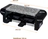 Raclette dla 2 osoby | grill na gorącym kamieniu | 350W | Podgląd zdjęcia produktu 8