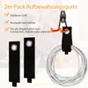 12er Set Wandhaken für Garage, Schwerlast Doppelhaken, Produktbild-Vorschau 6