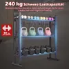 Stojak na hantle COSTWAY, 3-poziomowy, z regulacją odstępu Podgląd zdjęcia produktu 4