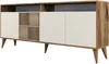 Skye Decor, Skrinka - Michelle (Orech + Krémová) Náhľad obrázku produktu 6