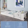 Lit bébé en bois de pin avec étagère ouverte, sommiers Voir les images du produit 4