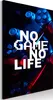 Vliesstoff Leinwandbild - No Game No Life (1 Part) Vertical Produktbild-Vorschau 1