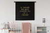 MuchoWow® Wandteppich Wandbehang Zitate - Sprichwörter - Produktbild-Vorschau 1