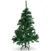 A green artificial Christmas tree on a white background. Produktbild-Vorschau