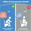 Toilettenhocker, Hocker Toilette mit Anti-Rutsch-Pads Produktbild-Vorschau 8