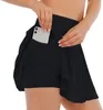 OKWISH Tennisrock, Schwarzer Fitness-Tennisrock für Damen, Produktbild-Vorschau 2