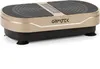A gold and black vibration plate machine on a white background. Náhled obrázku produktu