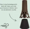 2er Set Grabvase mit Sockel Gewicht Friedhofvase Produktbild-Vorschau 5