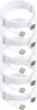 MMOBIEL 5x USB-C auf USB-C-Ladekabel 1 Meter Weiß - für Produktbild-Vorschau 1