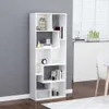 Libreria bianca 67x24x161 cm Materiale a base di legno Anteprima dell’immagine prodotto 22