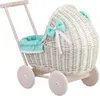 Kočík pre bábiku LILI Willow Cream 48X28 H26/47 CM Náhľad obrázku produktu 4