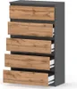 Commode 5 tiroirs - Buffet en bois 70x115x33,5 Commode Voir les images du produit 2