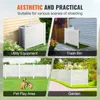 VEVOR Gartenzaun 122 x 122 cm Sichtschutzzaun PVC und Produktbild-Vorschau 5