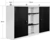 Wiltec Werkzeugschrank aus Stahl grau 60x120x19cm Produktbild-Vorschau 4