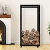 Dřevěný stojan Keri s kolečky 25x60x125, černý kov Náhled obrázku produktu 7