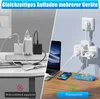 3 Fach Steckdosenleiste mit USB Mehrfachsteckdose Einzeln Produktbild-Vorschau 5