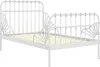 vidaXL Výsuvná posteľ biela kovová 80x130/200 cm Náhľad obrázku produktu 1