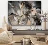 MuchoWow® - Leinwandbilder - Grau - Luxus - Gold - Marmor, Produktbild-Vorschau 7