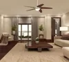 Ventilatore da soffitto con luce LED e telecomando Bendan Anteprima dell’immagine prodotto 8