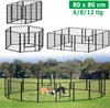 XINZI 8dílný výběh pro štěňata 80x80 cm vysoký, ohrádka pro Náhled obrázku produktu 1