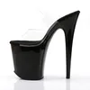 FLAMINGO-802 Damen Slipper von Pleaser, Transparent Schwarz Produktbild-Vorschau 3