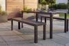riess-ambiente Moderne Gartenbank DESIGNO 130cm anthrazit Produktbild-Vorschau 11