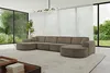 ALTDECOR Ecksofa in U-Form MARI-U2 - 388x171x79,5 cm Braun Produktbild-Vorschau 3