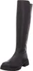 A full-length studio shot of a black leather boot. Produktbild-Vorschau