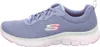 Side view of a blue Skechers women's athletic shoe. Produktbild-Vorschau