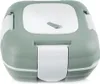 A top-down view of a green and white lunch thermos. Náhľad obrázku produktu
