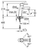 Grohe Concetto Mitigeur monocommandé pour lavabo, M-Size, Anteprima dell’immagine prodotto 7