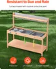 SucceBuy Matschküche aus Holz, Spielküchen-Set für draußen Produktbild-Vorschau 2