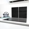 Glasschutzplatte für Herd 2x40x52 Schwarz Produktbild-Vorschau 3
