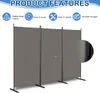 FCH Paravent 3 teilig, Trennwand faltbar 260 x 180cm mit Produktbild-Vorschau 4