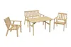 Merxx Gartenmöbel Set Sylt 4tlg, 2 Sessel, Bank, Tisch 115 Produktbild-Vorschau 5
