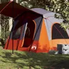 vidaXL Campingzelt 5 Personen Grau und Orange Wasserdicht Produktbild-Vorschau 2