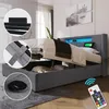 MODFU Lit coffre 140 x 200 cm – LED avec Télécommande et Voir les images du produit 6