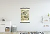 MuchoWow® Textilposter Blumen - Orange - Gelb 120x180 cm Produktbild-Vorschau 2