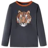vidaXL Kinder-Langarmshirt Anthracite 128 Produktbild-Vorschau 7