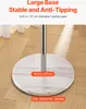 Close-up of the base of a floor lamp, showing its marble base and metal pole. Náhled obrázku produktu