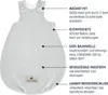 Julius Zöllner Babyschlafsack Terra grau Gr. 56/62 Produktbild-Vorschau 2