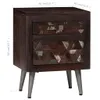 vidaXL Stolik nocny z litego drewna 40x30x50 cm Podgląd zdjęcia produktu 13