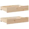 vidaXL Cassettiera per letto con rotelle 2 pezzi 80x55x17 Anteprima dell’immagine prodotto 1