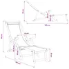 vidaXL Transat pliable, 3 positions, en bois d'eucalyptus Voir les images du produit 8