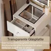 Höhenverstellbarer Schminktisch 2-in-1 mit LED-Spiegel & Produktbild-Vorschau 5