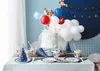 Partyhüte 16cm Geburtstagshut mit Sternen 6er Set Blau Produktbild-Vorschau 3