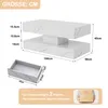 UnboxG Couchtisch 100x50 cm in Marmoroptik mit LED, 2 Produktbild-Vorschau 6